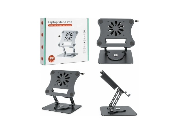 &uu SOPORTE BASE NOTEBOOK TABLET ALUMIINIO HX-ZJ61
